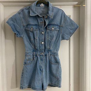 Denim Romper Small